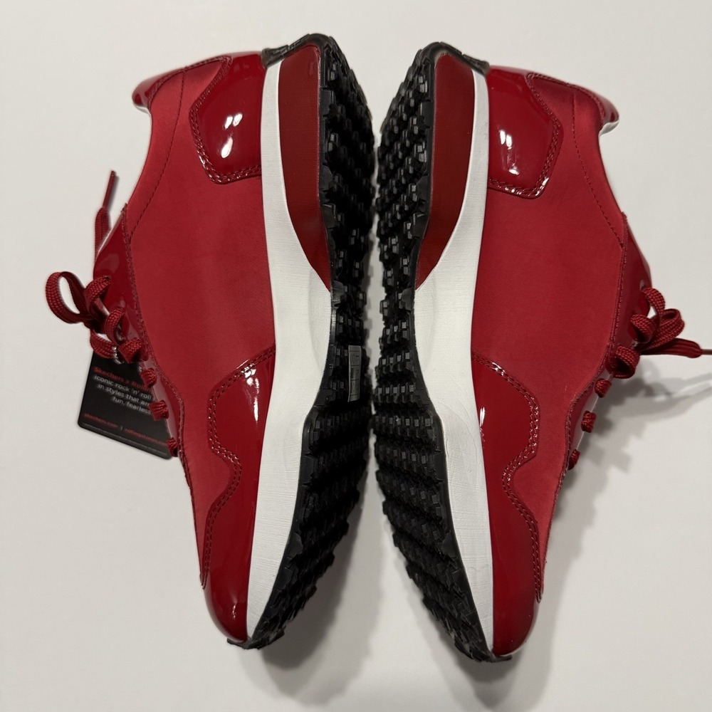 New Skechers x Rolling Stones Shoes Women's Upper Cut Neo Jogger RS Lick Red 8 - Picture 3 of 6